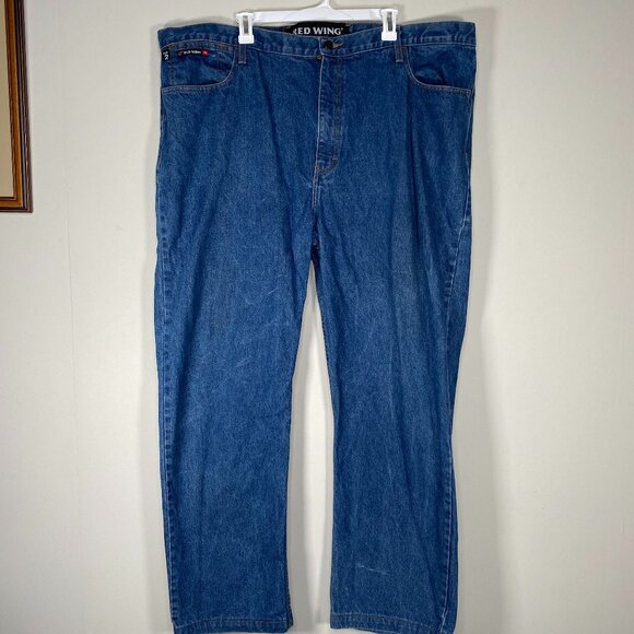 Red Wing HRC 2 FR Denim Jeans Men's 48 x 31 Blue Flame Retardant Casual Pants - Picture 1 of 15